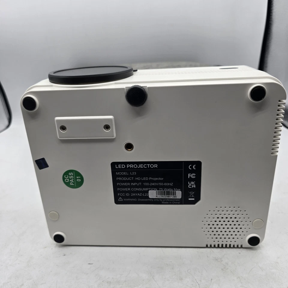 DBPower L23 LCD VIDEO PROJECTOR HDMI USB VGA AUX AV Works Tested - Image 3 of 4