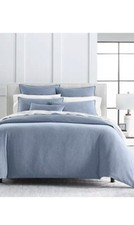 Hotel Collection Herringbone Lux Flannel King Duvet Cover 2 Shams, 650