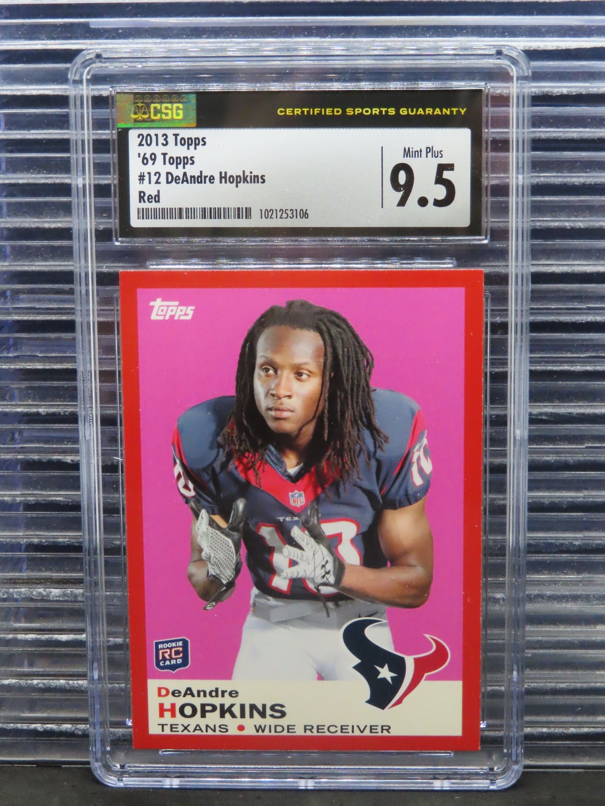 DeAndre Hopkins Topps 1969 #12 Red Target
