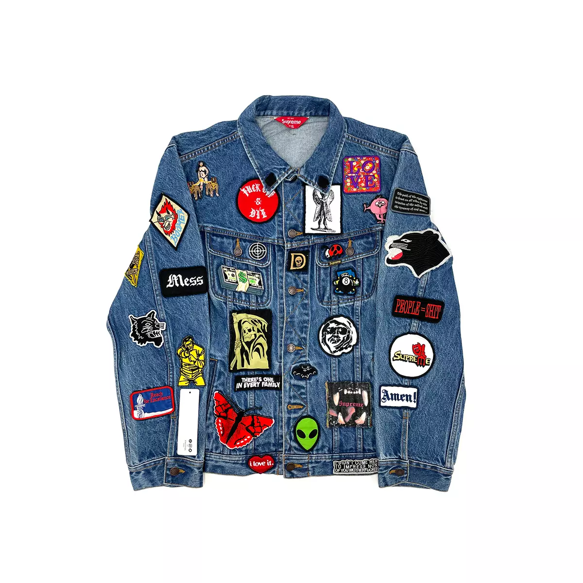 supreme patches denim