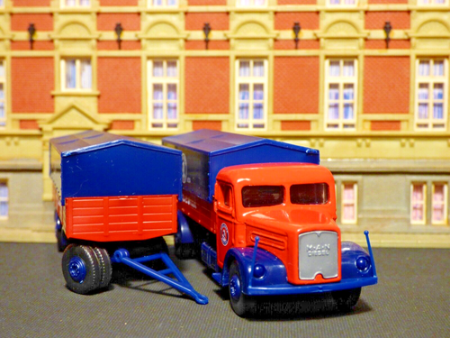 Rarität,1:87,MAN F8 LH Nostalgie HZ, Paulaner, Oktoberfest-Bier ,Nr.008,Sammlung - Bild 5 von 6