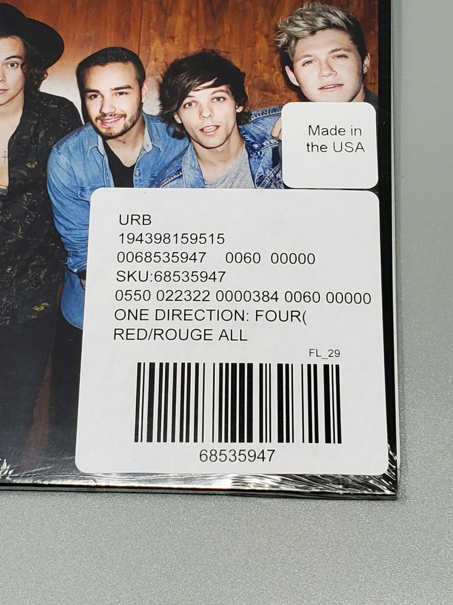 One Direction Four LPレコード One Direction - Four - Red Vinyl - LP – Colorful Vinyl