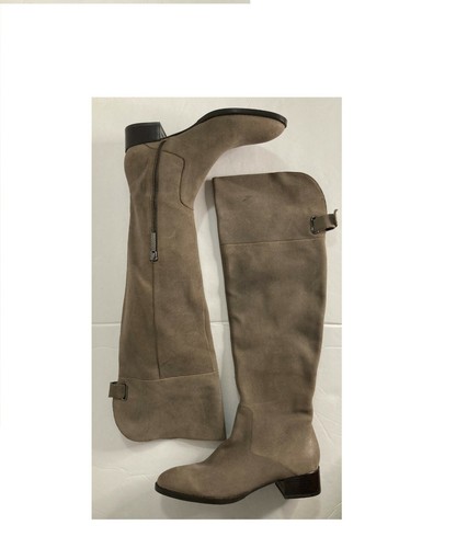 Donald J Pliner taupe suede over the 
