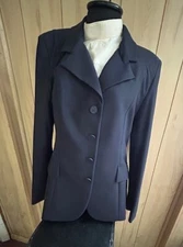 Dressage COAT *Ladies 18R *Navy NEW Tredston Reversible Buttons