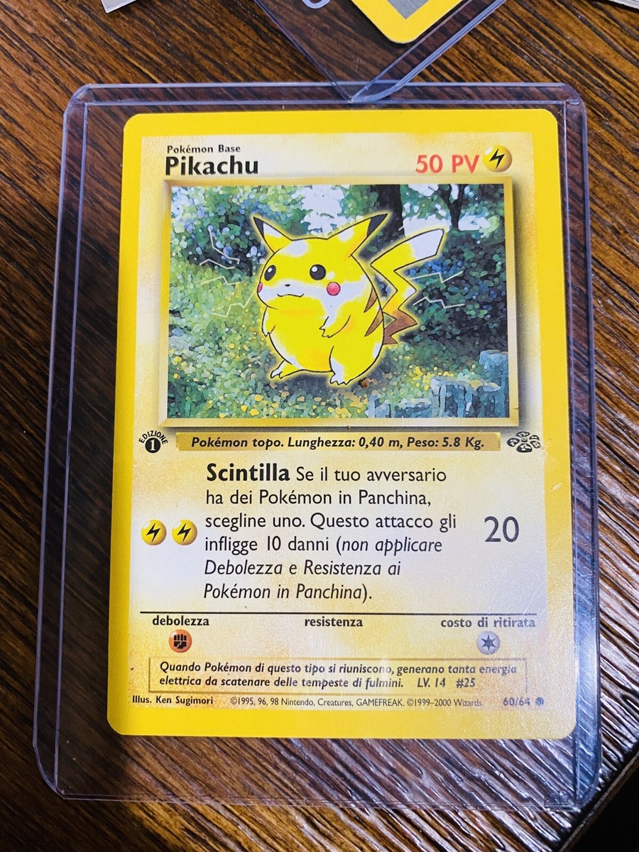 Pokemon - Pikachu 60/64 1st Edition Jungle | eBay