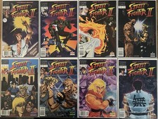 STREET FIGHTER II #1 2 3 4 5 6 7 8 NM- 1-8 COMPLETE TOKUMA COMICS SET CAPCOM LOT