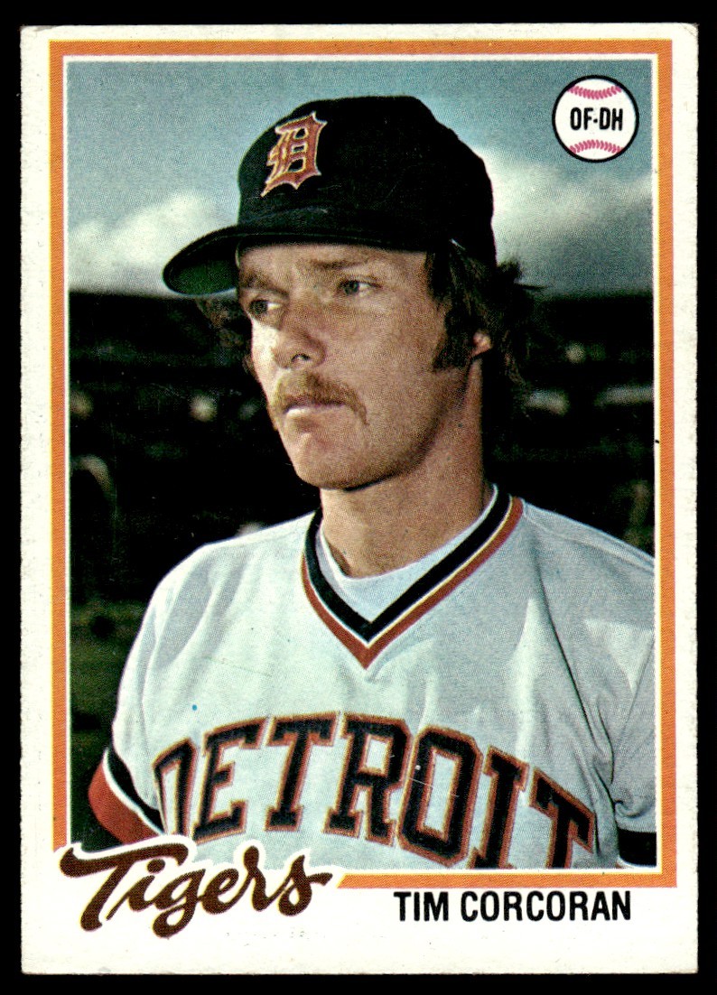 1978 Topps Tim Corcoran Rookie Detroit Tigers #515