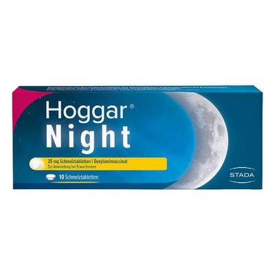 Hoggar  Night 25 mg Doxylamin Schlaf-Schmelztabletten · 20 St · PZN 14144168