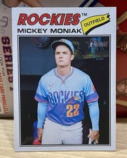 2026 Topps Heritage Mickey Moniak #400 Short Print SP Colorado Rockies 