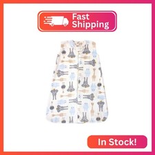 Hudson Baby Unisex Baby Plush Sleeping Bag, Sack, Blanket, Royal Safari, 18-24 M