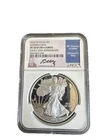2016 W American Silver Eagle  PF70 UCAM Lettered Edge Edmund Moy Signature EJ110