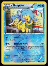 Simipour 29/99 Reverse Holo Rare Next Destinies Pokemon Card