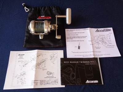 Accurate  BOSS   MAGNUM    270   TWINDRAG   REEL   Neu