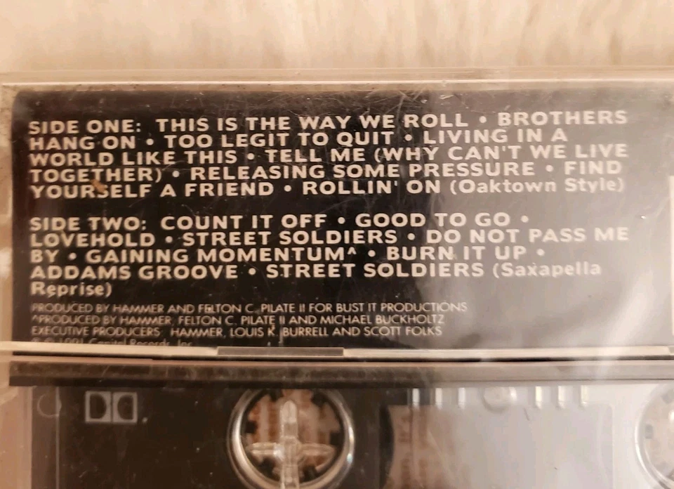 Vintage MC Hammer “Too Legit to Quit” Cassette Tape – 17 Hits, New Sealed 1991 - Image 2 of 3