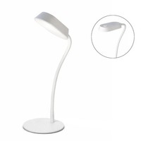 Led Schreibtischlampe Panan Disk Metall Weiß 10W 750Lm Cct 3000K 6500K Dimmbar