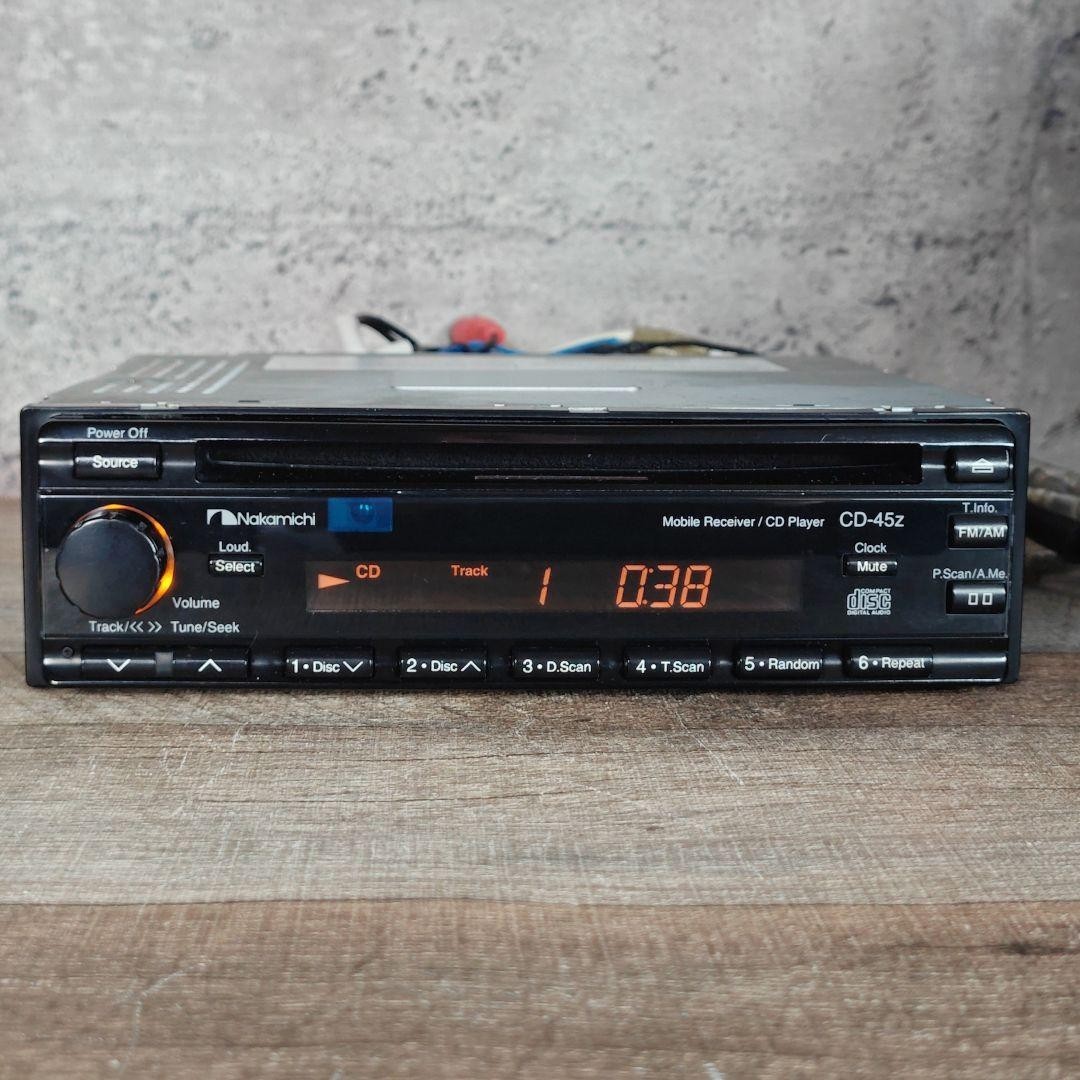Nakamichi CD-45z 1DIN Car Audio CD Receiver With Remote Vintage