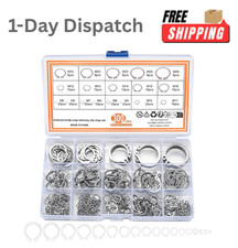 300 Pcs Retaining Ring Kit Internal External Snap Rings 18 Sizes Assortment Set
