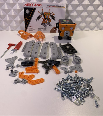 Meccano Engineering Robotics & Micronoid Code Stem Buildable Robot Incomplete