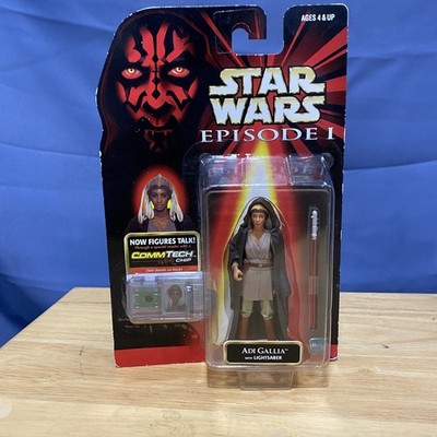 Hasbro Star Wars Episode 1 Adi Gallia Action Figure CommTech Chip