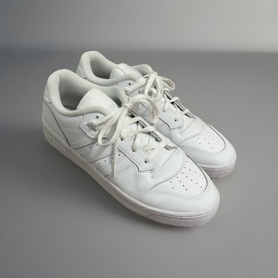 Adidas Originals Forum Low Triple White Leather Sneakers Men s Size 12 GX2272