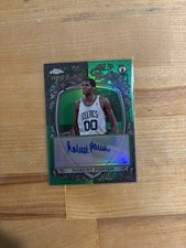 2025-26 Topps Chrome Robert Parish Signature Style Green Refractor Auto #/99