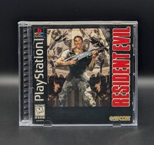 Resident Evil PlayStation 1 PS1 BLack Label Jewel Case Complete!