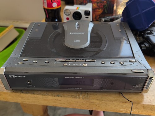 Vtg Emerson ES8 CD Player Micro Audio System AM/FM Radio *Read Description* - Picture 1 of 12