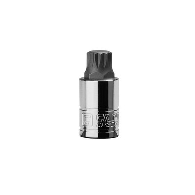 Capri Tools 12 mm M12 Stubby XZN Triple Square Bit Socket, 12mm (M12)