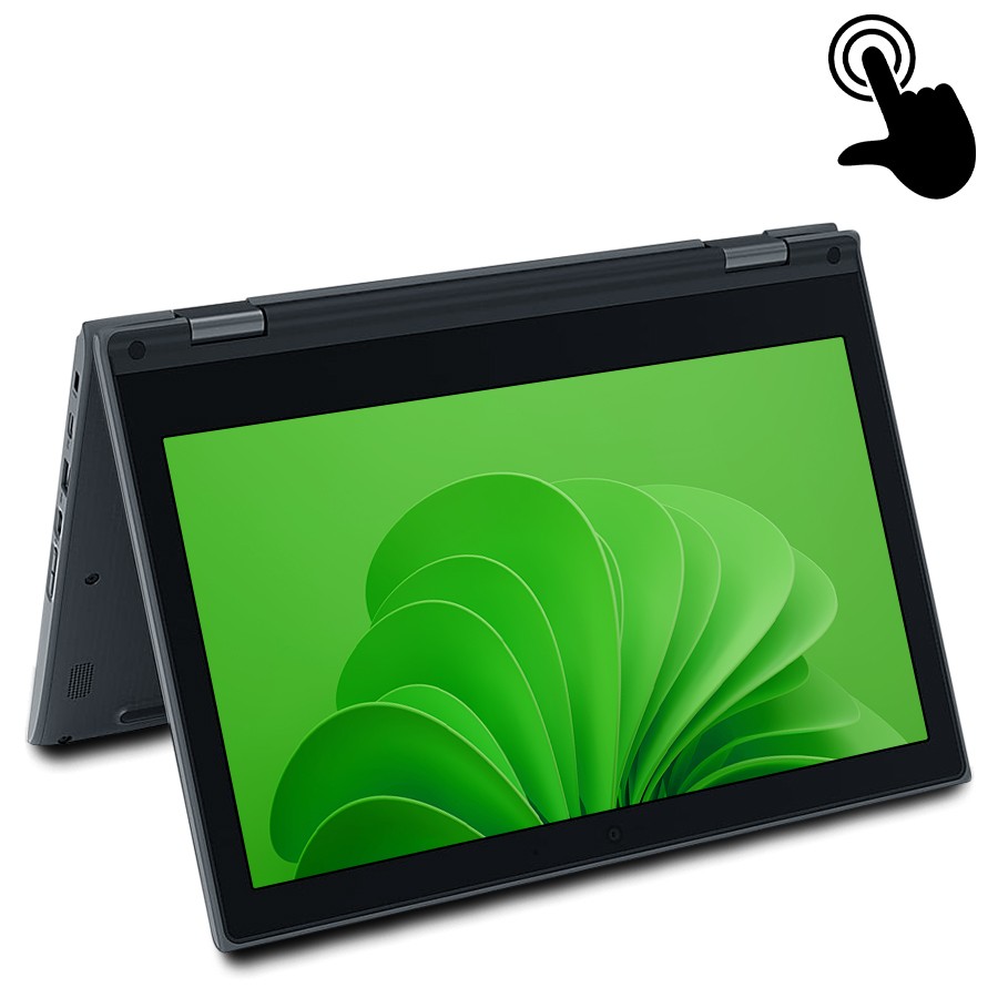 Lenovo 300e G2 2-in-1 Chromebook 11" AMD A4 1.6GHz/4GB/64GB (Black) - w/Warranty