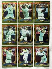 1994 TOPPS FINEST BASEBALL NINE CARD LOT OZZIE SMITH TERRY PENDLETON JUAN GUZMAN