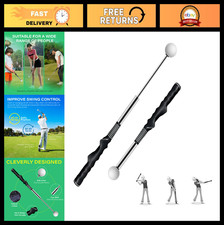 Golf Swing Trainer Wrist Trainer - Practice Stick for Strength Rhythm Control