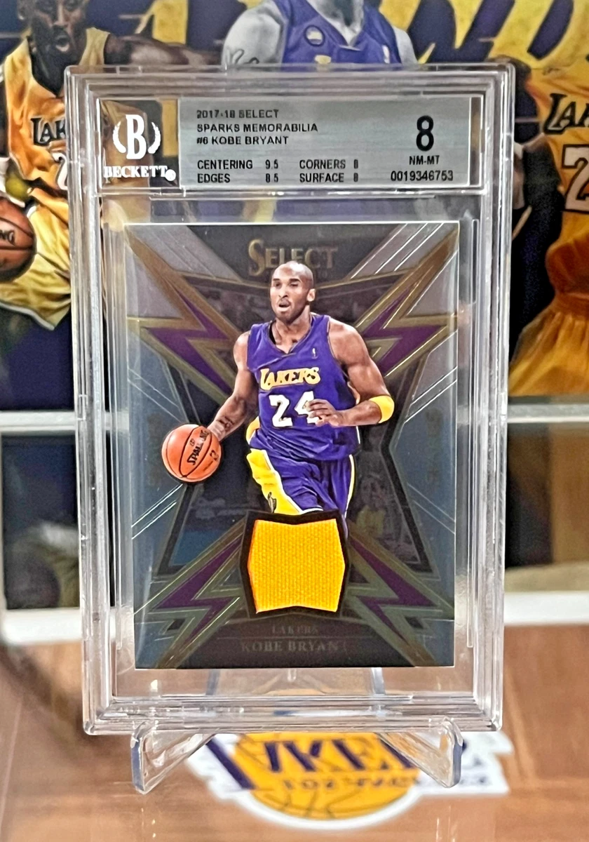 Kobe Bryant Basketball Trading Cards Memorabilia Sports 2017-18