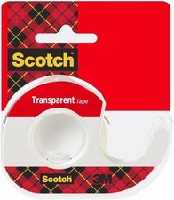 Transparent Tape,1 Dispensered Roll, 1/2 in x 1000 in, 174
