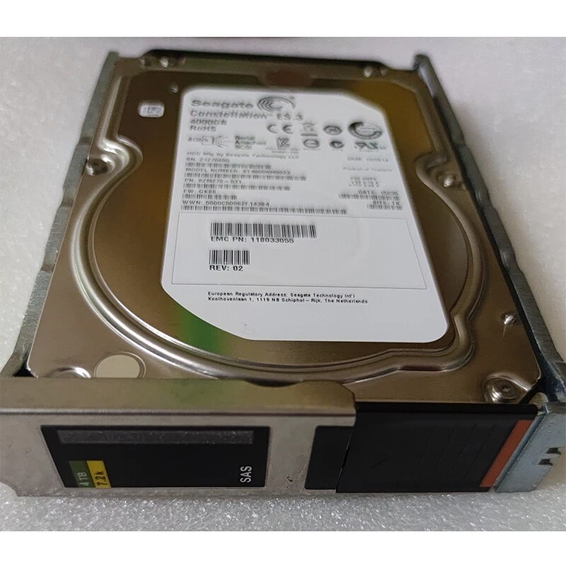 005050735 EMC 005051701 4T SAS 3.5 7.2K X-DS60 Storage Hard Disk Drives - Image 2 of 4