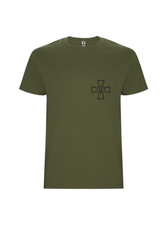 Ukrainian patriotic T-shirt with the logo of the Armed Forces of Ukraine.