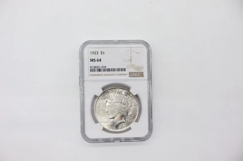1923 Peace Dollar NGC MS64 90% Silver MS 64