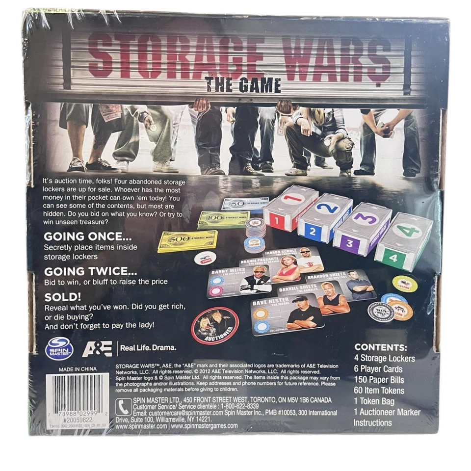 New Sealed A & E Series Storage Wars The Game Go Bid or Go Home Dave Barry ..... - Image 2 of 3