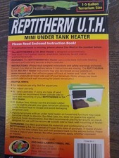 Zoo Med ReptiTherm UTH - Under Tank Heater 1-5 Gallon New 