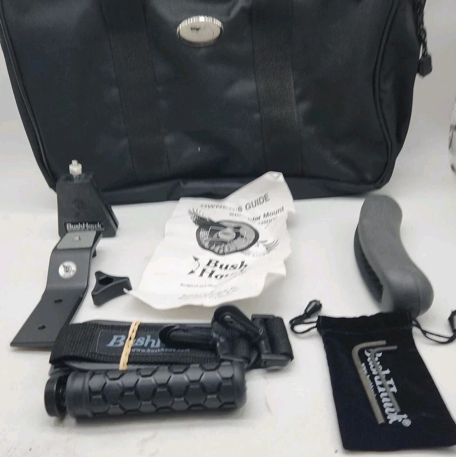 BushHawk Shoulder Mount with Double Handle, BH 320D Deluxe for Pro Canon Cameras - Image 2 of 4