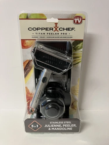 Copper Chef Titan Peeler Pro Stainless Steel BRAND NEW FACTORY SEALED
