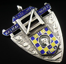 Серебро Sterling Silver Enamel Pocket Watch