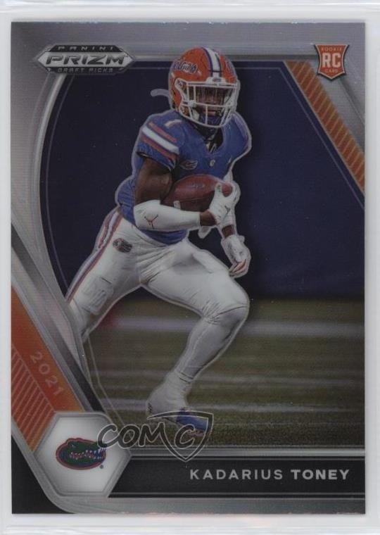 2021 Panini Prizm Draft Picks Silver Prizm Kadarius Toney #117 16yh
