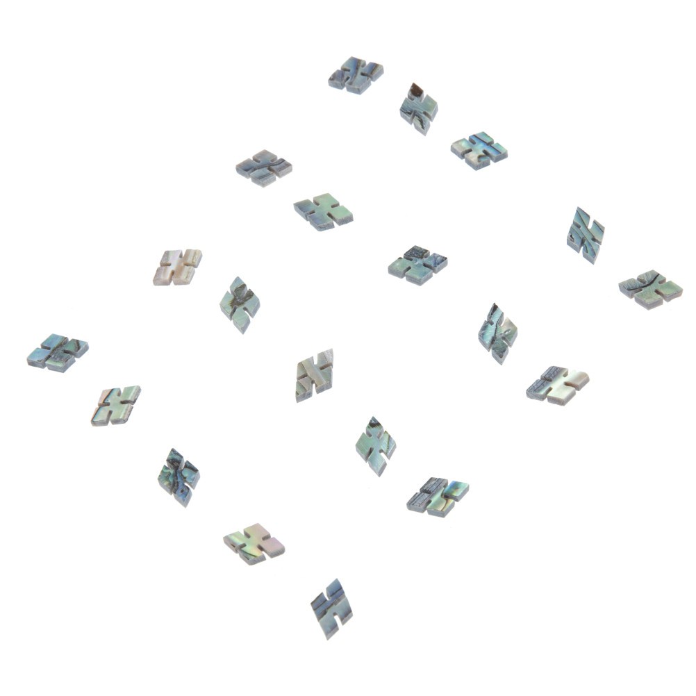 20 Pcs Remplacement D'incrustations De Guitare Marqueurs Frettes