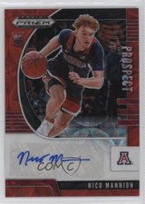 2020-21 Panini Prizm Draft Picks Prospect Choice Red /88 Nico Mannion Auto 2r7