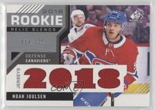 2018 Upper Deck SP Game Used Rookie Relic Blends 64/125 Noah Juulsen #RRB-NJ 3vx