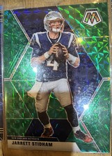 2020 Panini Mosaic - Jarrett Stidham #139 Green Mosaic Prizm + bonus Bruschi!
