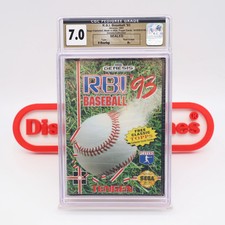 Sega Genesis RBI R.B.I. BASEBALL '93 WATA POP ZERO CGC GRADED 7.0 A+ NEW Sealed!