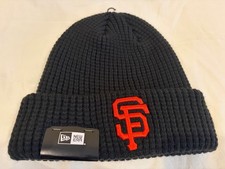 New Era SAN FRANCISCO GIANTS KNITTED PRIME WAFFLE BEANIE WARM WINTER MENS UNISEX