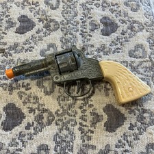 VINTAGE SUPER TEC LONE STAR TOY CAP GUN WITH ORANGE CAP N11 