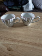 Expresso Coffee Cups Summer Chintz Johnson Brothers Set of 2